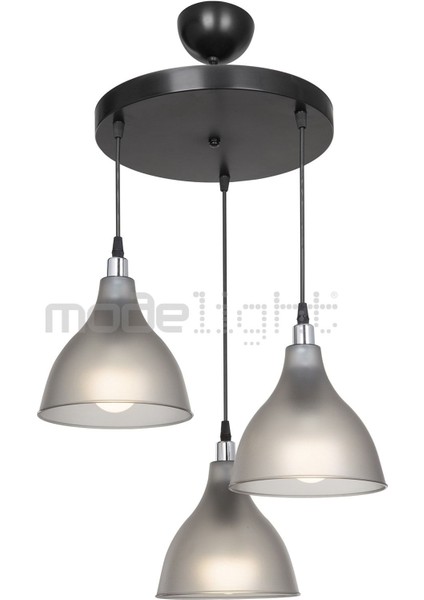 Ronda 3lü Çember Avize Füme Salon-Oturma Odası-Çocuk Odası-Yatak Odası-Yemek Odası-Antre-Mutfak fiyatları