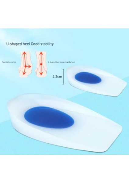 Topuk Silikonu Mavi Beyaz Küçük Boy Kadın fırsatları