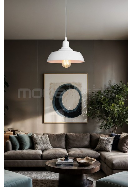 Karya Beyaz Tekli Sarkıt (Beyaz Kukalı) Salon-Oturma-Çocuk-Yemek-Yatak Odası-Antre-Mutfak