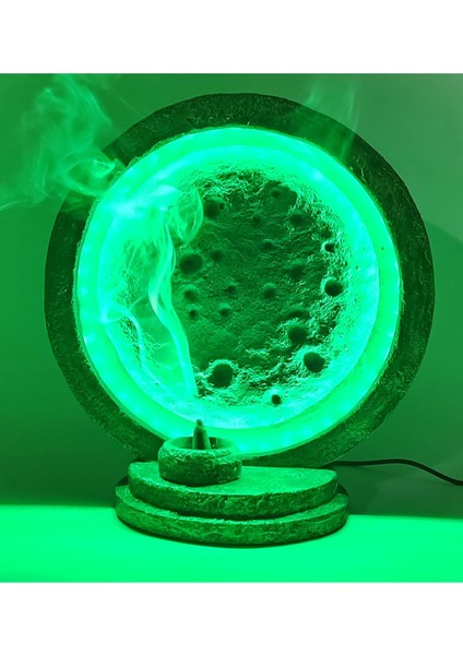 Dolunay Dekoratif Konik Tütsülük Işıklı (Yeşil) fiyatları