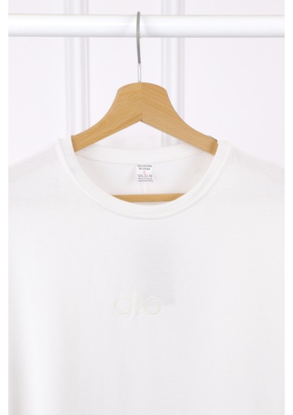 Ekru Nakışlı Kısa Kol Modal T-Shirt fiyatları