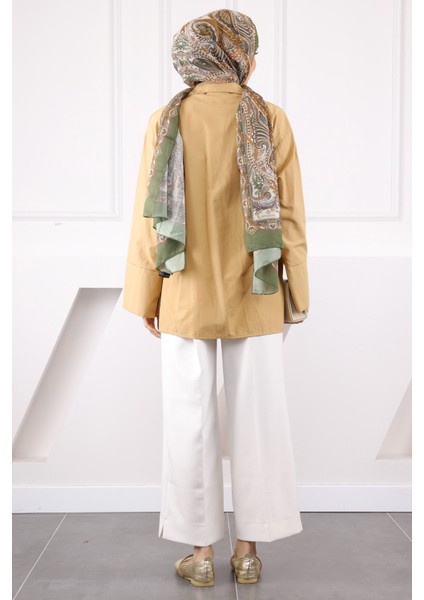 Vizon Yandan Bağlamalı Kimono