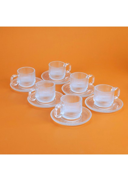 Ipek Salvador 12 Parça Çay Fincanı Seti - Şeffaf fırsatları