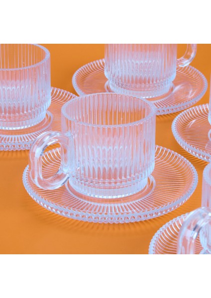 Ipek Salvador 12 Parça Çay Fincanı Seti - Şeffaf indirimleri