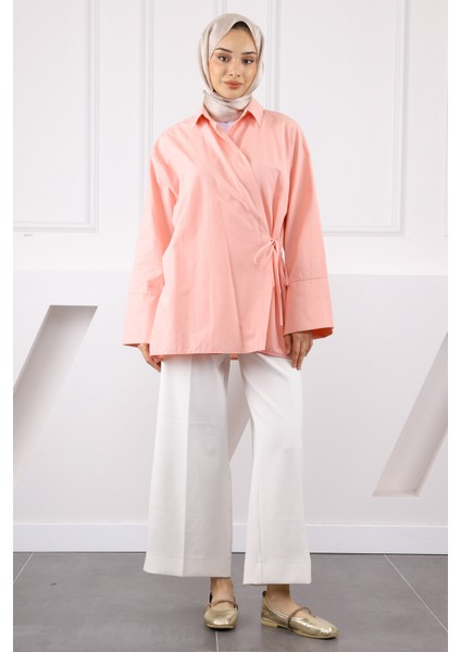 Gül Kurusu Yandan Bağlamalı Kimono fiyatları