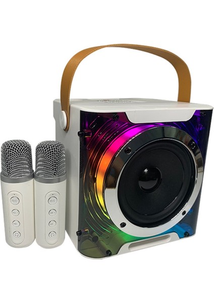 Music Rhythm Light Stereo Surround Kablosuz Subwoofer Beyaz (Yurt Dışından) indirimleri
