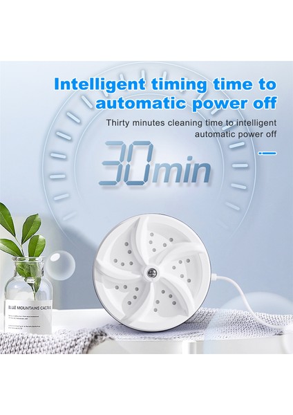 Mini Çamaşır Makinesi Taşınabilir Ultrasonik Bulaşık Makinesi USB Veri Kablosu ile Güçlendirilmiş Kişisel Çamaşırhane Kamp Rv Gezisi Için (Yurt Dışından)