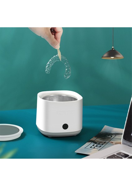 Us Plug, Protez Için 30W Ultrasonik Temizleyici, Takı, Tutucu, Taşınabilir Ultrasonik Tutucu Temizleyici Ev Veya Seyahat Kullanımı (Yurt Dışından)