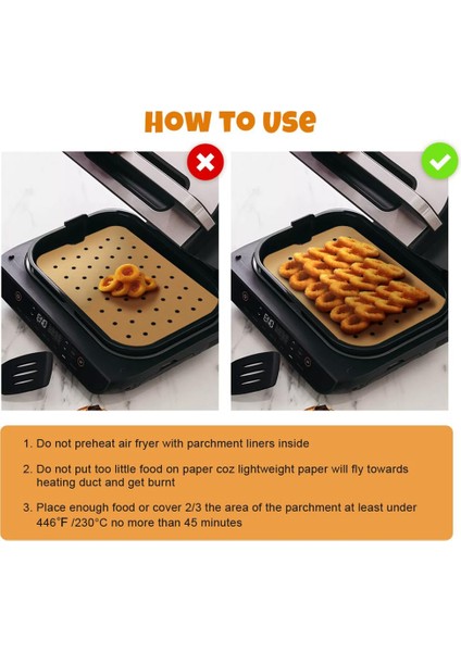 Ninja Hava Fritöz Için 400 Adet Parşömen Kağıt Gömlekleri Ninja Foodi Smart Xl FG551 6-In-1 Kapalı Izgara Aksesuarları (Yurt Dışından) fiyatları