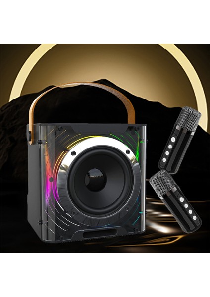 Music Rhythm Light Stereo Surround Kablosuz Subwoofer Kırmızı (Yurt Dışından)