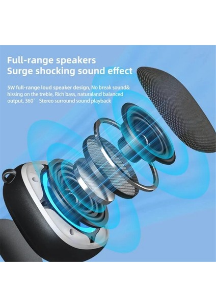 Manyetik Toz Geçirmez Su Geçirmez Rgb Açık Hava Bluetooth Kablosuz Woofer (Yurt Dışından)