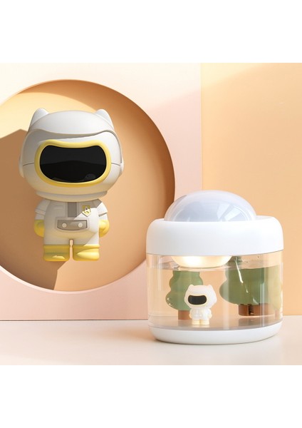 3 In 1 Projeksiyon Lambası Kablosuz Hava Nemlendiriciler Çocuklar Için Yatak Odası Serin Mist Nemlendiriciler Projektör Aroma Humidificador B (Yurt Dışından)