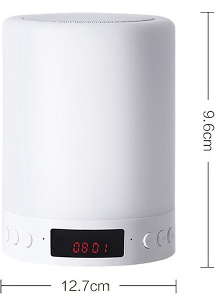 Gece Lambası Bluetooth Taşınabilir Kablosuz Tf Kart Bluetooth Hoparlör (Yurt Dışından)