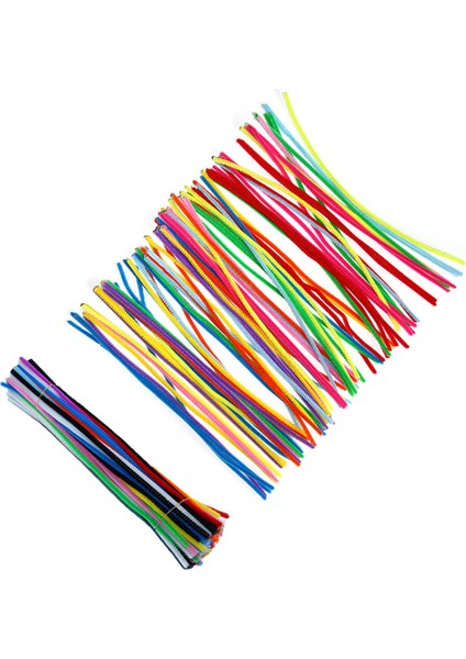 200 Adet Boru Temizleyicileri Şönil Kaynaklanıyor Çocuklar Dıy Zanaat Eğitici Oyuncaklar Sanat Yaratıcı El Sanatları Süslemeleri (Yurt Dışından)