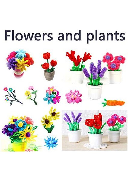 200 Adet Boru Temizleyicileri Şönil Kaynaklanıyor Çocuklar Dıy Zanaat Eğitici Oyuncaklar Sanat Yaratıcı El Sanatları Süslemeleri (Yurt Dışından) fırsatları