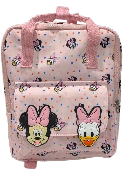 "disney Mickey Mouse Çizgi Film Moda Sırt Çantası Kadın Minnie Tuval Okul Çantası Moda Büyük Kapasiteli Sırt Çantası Kızlar Mochila " (Yurt Dışından)