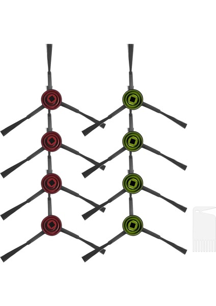 Ecovacs Deebot T8/t9/n8/x1 Omni/x1 TURBO/T10 OMNI/T10 TURBO/T20 Omni/t9+/n8+/n8 Pro/n8 Plus Için Yan Fırçalar (Yurt Dışından)