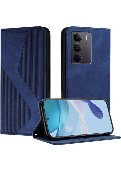 Realme C75 4g Kart Yuvaları Tutucu Için Kılıf Folio Kapak Cüzdan Kickstand Pu (Yurt Dışından)