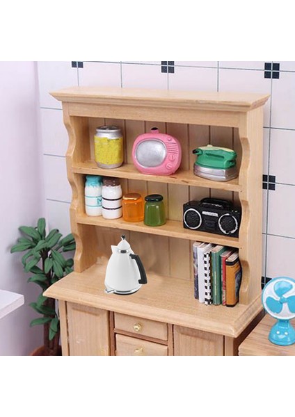 Mini Dollhouse Su Isıtıcısı Pot Minyatür Mutfak Su Isıtıcısı Oyuncak Pot Bebek Süslemeleri (Yurt Dışından) modelleri