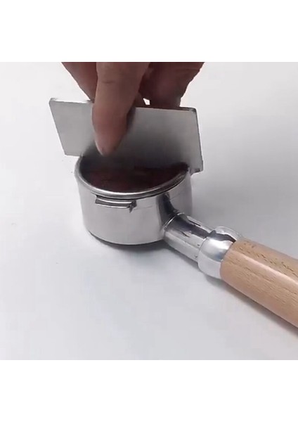 Kahve Sabotaj 53 mm Toz Kazıyıcı 304 Paslanmaz Çelik Kahve Dağıtıcı Kahve Tozu Kazıyıcı Kahve Aksesuarları (Yurt Dışından)