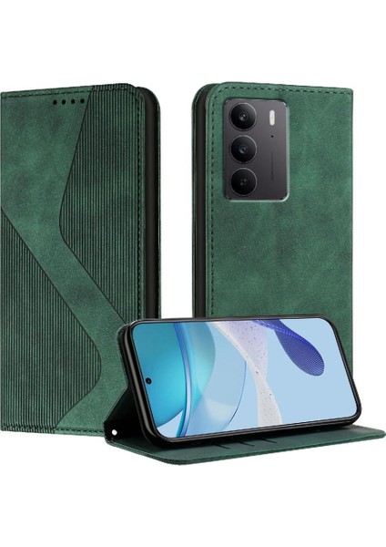 Realme C75 4g Kart Yuvaları Tutucu Için Kılıf Folio Kapak Cüzdan Kickstand Pu (Yurt Dışından) indirimleri