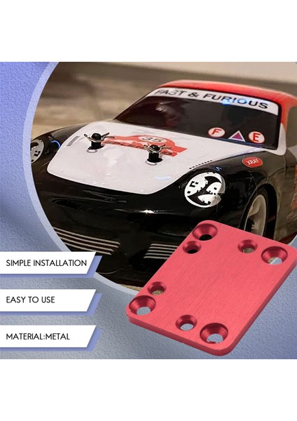 Rc Araba Gövde Sonrası Mıknatıs Görünmez Sabit Montaj Wltoys 284131 K969 K989 P929 Kyosho Mını-Q 1/28 Rc Araba Yükseltme Parçaları,1 (Yurt Dışından) indirimleri