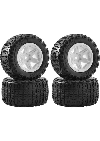 4 Adet 104MM Kauçuk Jant Lastikleri Lastik 12MM Hex Mjx Hyper Go H16 16207 16208 16209 16210 1/16 Rc Araba Yükseltme Parçaları, 2 (Yurt Dışından)