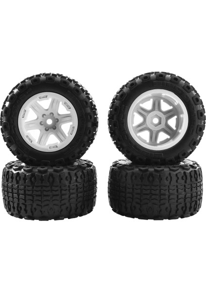 4 Adet 104MM Kauçuk Jant Lastikleri Lastik 12MM Hex Mjx Hyper Go H16 16207 16208 16209 16210 1/16 Rc Araba Yükseltme Parçaları, 2 (Yurt Dışından) modelleri