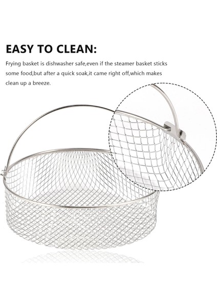 Ninja Foodi 6.5 Için Örgü Vapur Sepeti Için Hava Fritöz Sepeti, 8qt, Hava Fritöz Sepeti, Saplı Hava Fritöz Gevrek Sepeti (Yurt Dışından) indirimleri