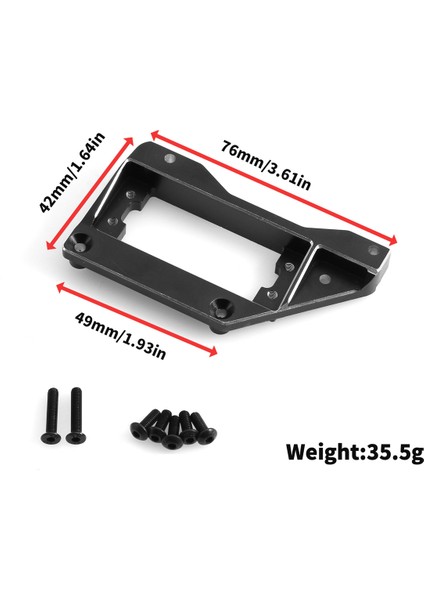 Direksiyon Dişlisi Montaj Aks Servo Montaj Standı Eksenel SCX10 Pro 1/10 Rc Paletli Araba Yükseltme Parçaları Aksesuarları (Yurt Dışından) fiyatları