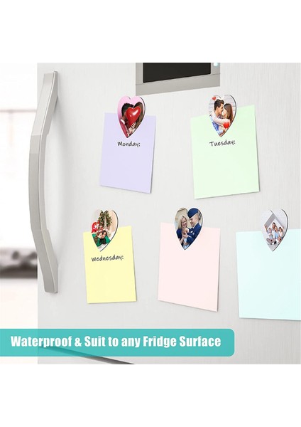 30 Adet Kalp Şeklinde Süblimasyon Mıknatısı Boşlukları Düğün Sevgililer Günü Buzdolabı Mıknatısları Aşk Kalp Duvar Kapı Dekorasyon (Yurt Dışından) fırsatları