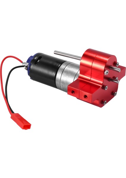 Metal 370 Motor Şanzıman Dişli Kutusu Wpl C14 C24 B24 B36 Mn D90 D99 MN99S Rc Araba Yükseltme Parçaları, Kırmızı (Yurt Dışından)
