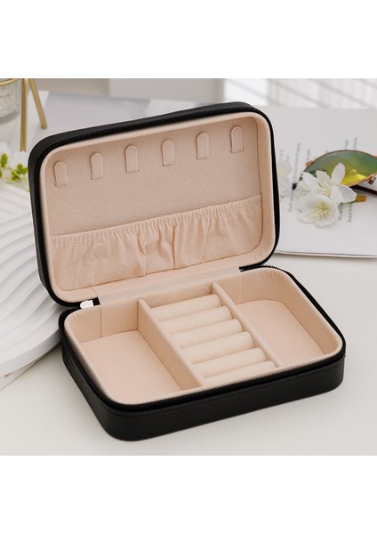 Basit Mücevher Çantası Taşınabilir Seyahat Mücevher Organizatörü (Yurt Dışından)