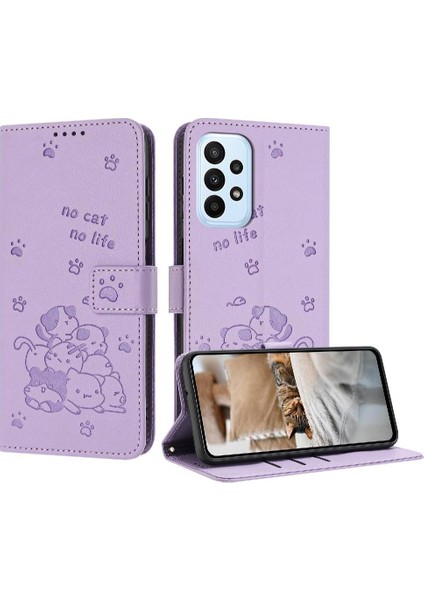 Samsung Galaxy A33 5g Pu Deri Deri Cüzdan Kart Tutucu Için Flip Case (Yurt Dışından)