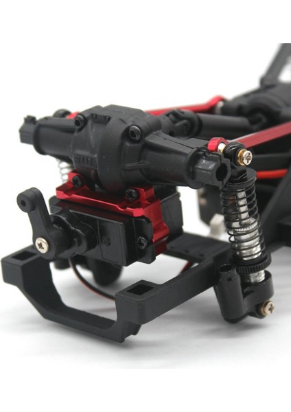 Fms FCX24 Metal Servo Dağı 1/24 Rc Paletli Araba Yükseltme Parçaları Aksesuarları, Gümüş (Yurt Dışından) modelleri