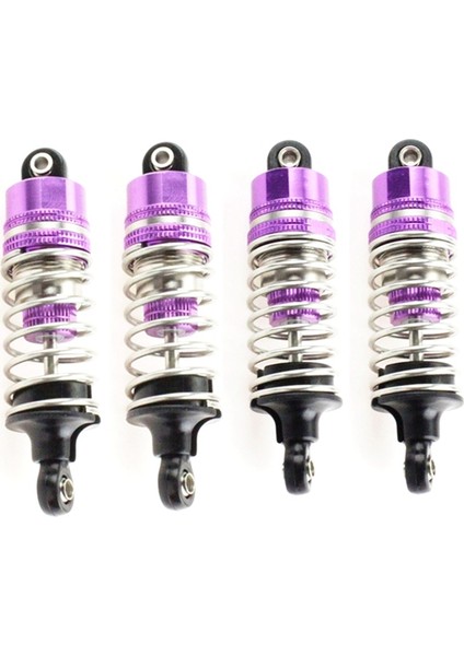 4 Adet Metal Ön ve Arka Amortisör Wltoys 104072 1/10 Rc Araba Yedek Parça Aksesuarları (Yurt Dışından)