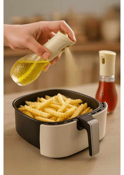2'li Set Cam Sprey Yağdanlık - Airfryer, Izgara, Fritöz, Salata, Yemek Püskürtmeli Yağdanlık - 3066 fırsatları