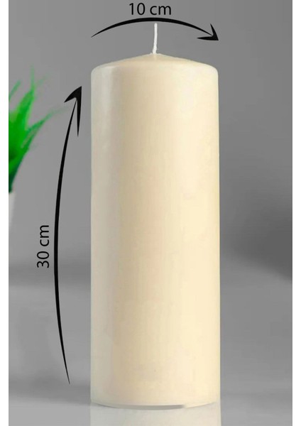 Silindir Mum Kütük, Sandal Ağacı, 10X30 Cm, Büyük Boy, Dekoratif, Doğal, Sıcaklık fiyatları