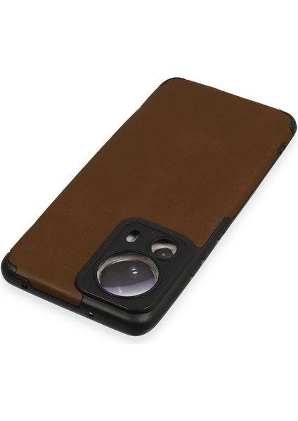 Xiaomi Mi 13 Lite Kılıf Loop Deri Silikon - Kahverengi Drstr modelleri