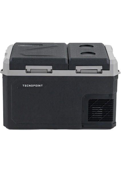 TC21-17 Çift Kapaklı 40 Litre Taşınabilir Araç Buzdolabı 12V/24V/220V Uyumlu modelleri