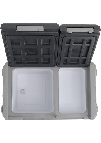 TC21-17 Çift Kapaklı 40 Litre Taşınabilir Araç Buzdolabı 12V/24V/220V Uyumlu fırsatları