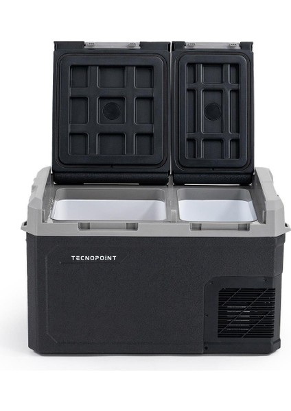 TC21-17 Çift Kapaklı 40 Litre Taşınabilir Araç Buzdolabı 12V/24V/220V Uyumlu indirimleri
