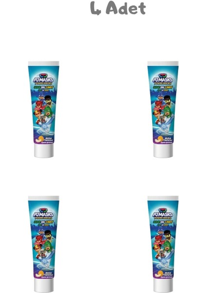 Ekşi Jel Şeker (Tüp) Kavun Aromalı (35 gr) 4 Adet