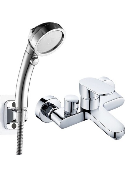 Banyo Karıştırma Vanası Sıcak ve Soğuk Anahtarı Parlak ve Karanlık Üçlü Duş Karıştırma Suyu Sıcak ve Soğuk Musluk (Yurt Dışından)