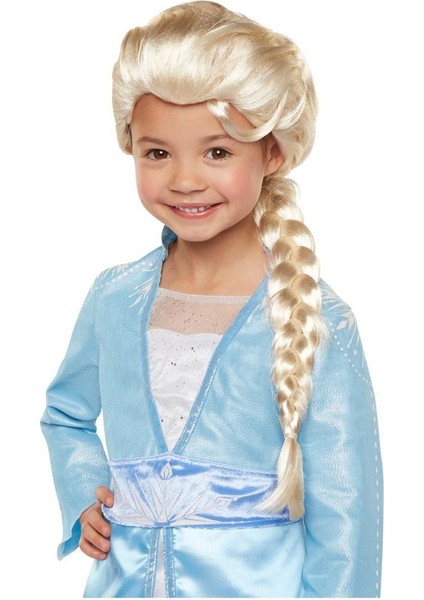 Platin Altın Dore Renk Karlar Ülkesi Elsa Frozen Peruğu Çocuk Boy fiyatları