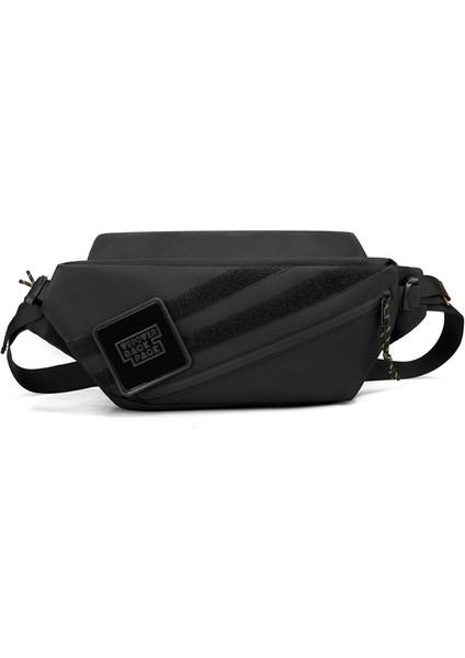 Yeni Erkek Göğüs Çantası Trend Crossbody Çanta Açık Spor Bel Çantası Eğlence Büyük Kapasiteli Omuz Çantası (Yurt Dışından)