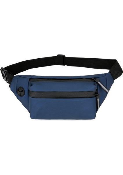 Bel Çantası Erkek Yeni Oxford Su Geçirmez Crossbody Çanta Erkek Çok Fonksiyonlu Erkek Bel Çantası Açık Spor Taktik Göğüs Çantası (Yurt Dışından)