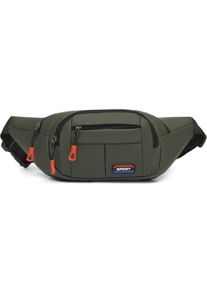 Crossbody Bel Çantası Oxford Kumaş Açık Spor Para Saklama Cep Telefonu Çantası Eğlence Seyahat (Yurt Dışından)