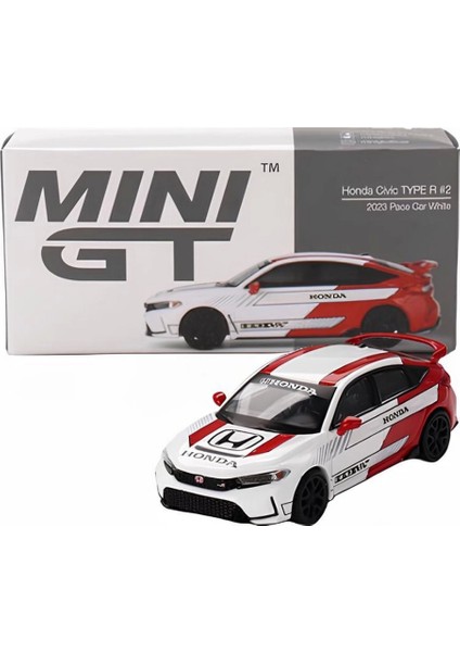 Nessiworld Mini Gt 1/64 Honda Civic Type R #2 2023 Pace Car White fiyatları