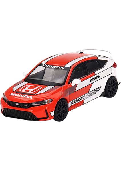Nessiworld Mini Gt 1/64 Honda Civic Type R 2023 Pace Car Red